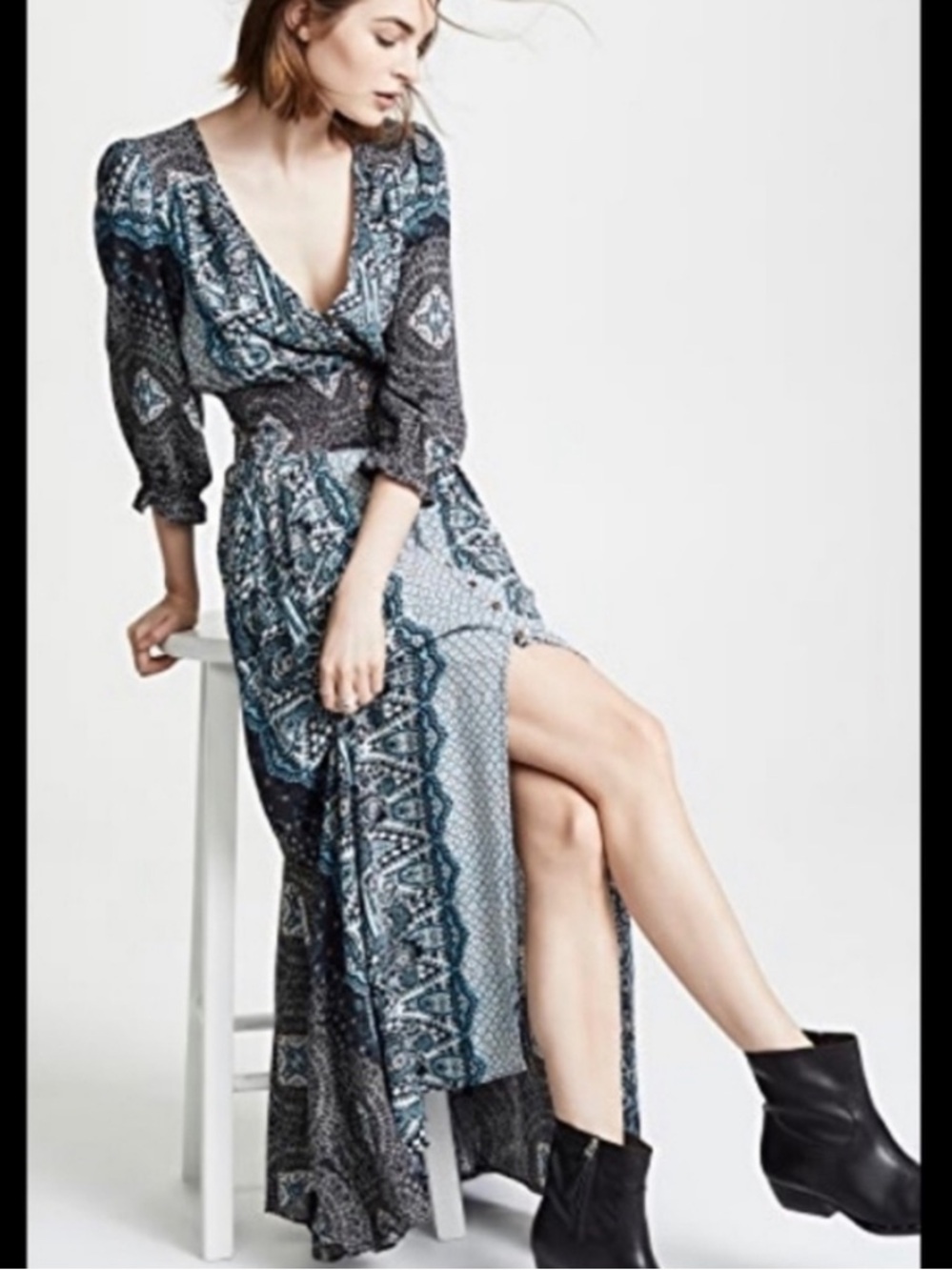 NWT Free People Mexicali Midi Dress